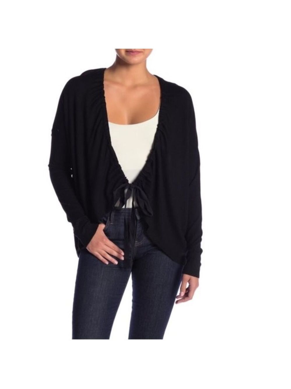 Love Stitch Drawstring Cardigan